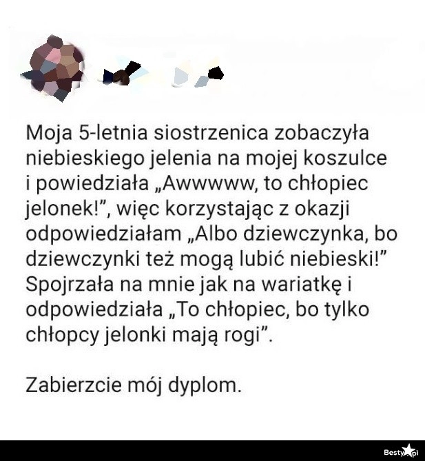 
    Spostrzegawcza siostrzenica 