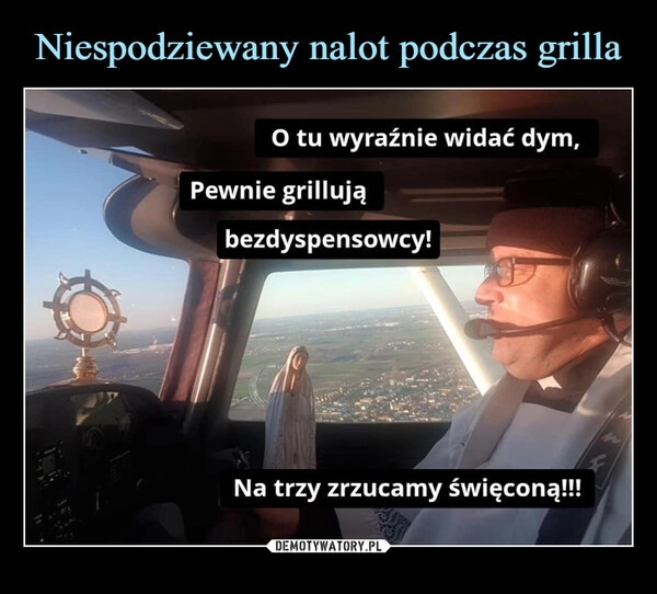 
    Niespodziewany nalot podczas grilla