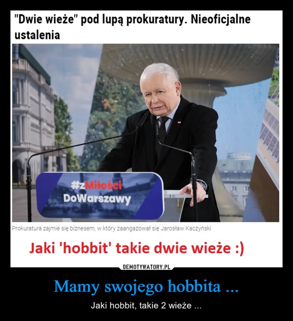 
    Mamy swojego hobbita ...