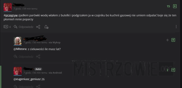 
    Parówy