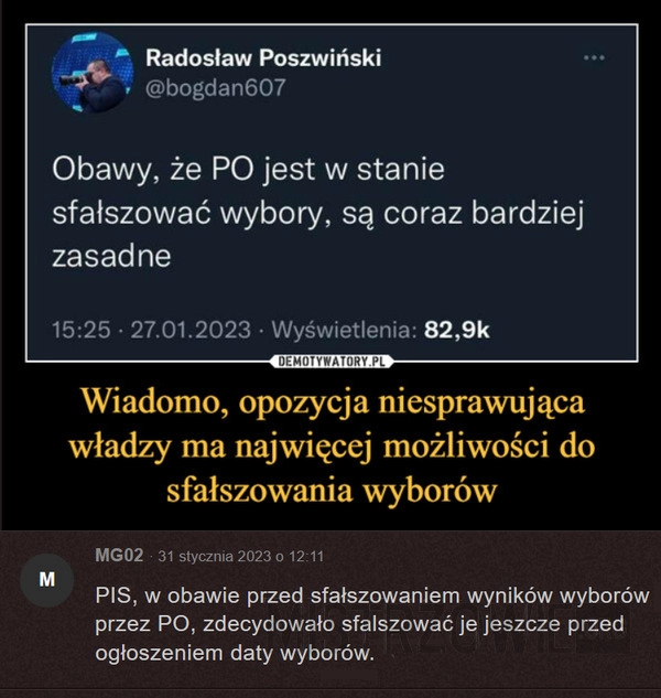 
    Fałszowanie wyborów