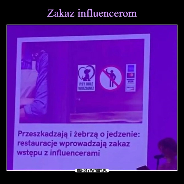 
    Zakaz influencerom