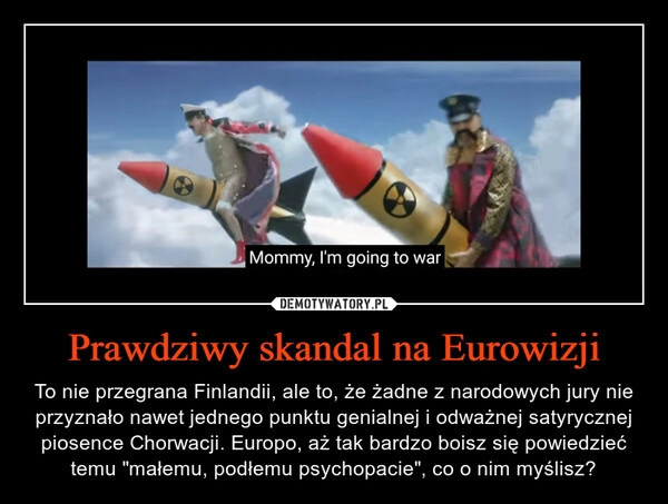 
    Prawdziwy skandal na Eurowizji