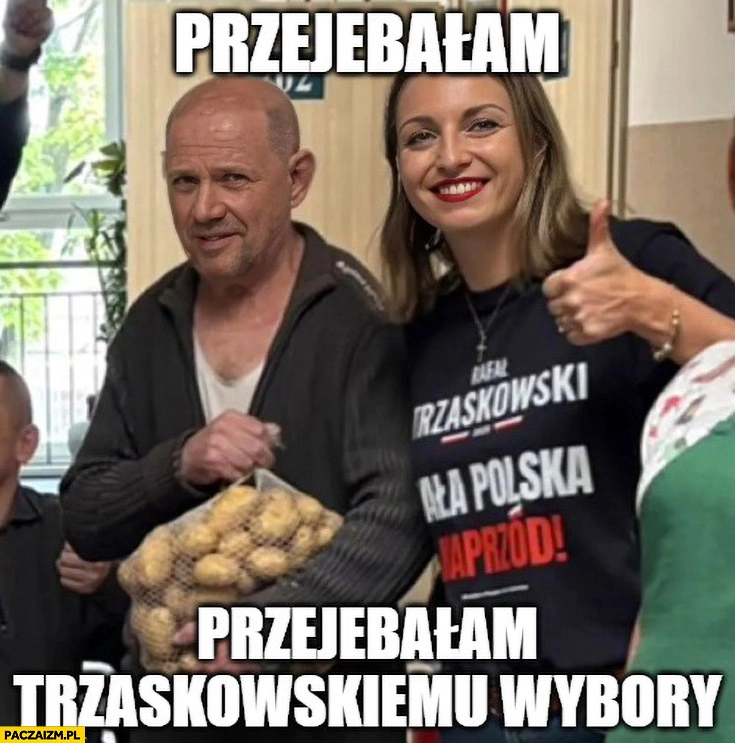 
    Gajewska przegrałam Trzaskowskiemu wybory ziemniaki kartofle DPS