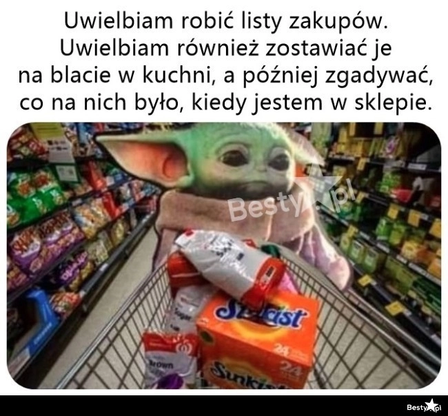 
    Listy zakupów 