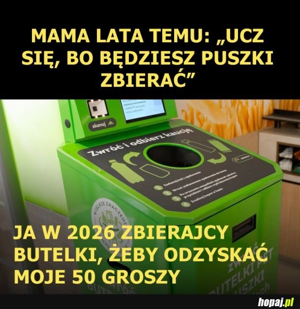 
    Ucz sie ucz - i co to dało?