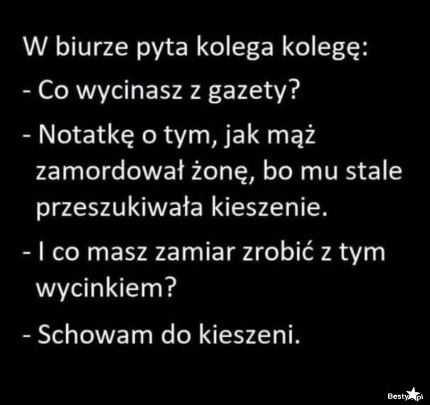 
    Wycinek z gazety 