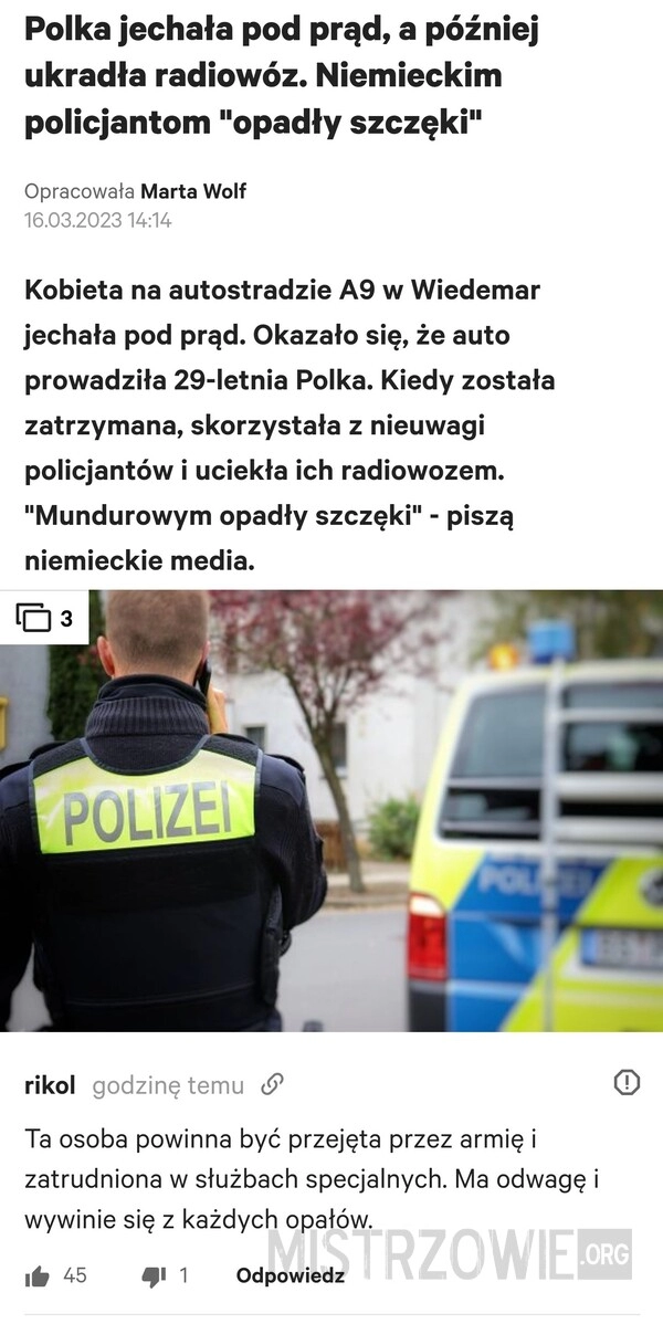 
    Jazda pod prąd