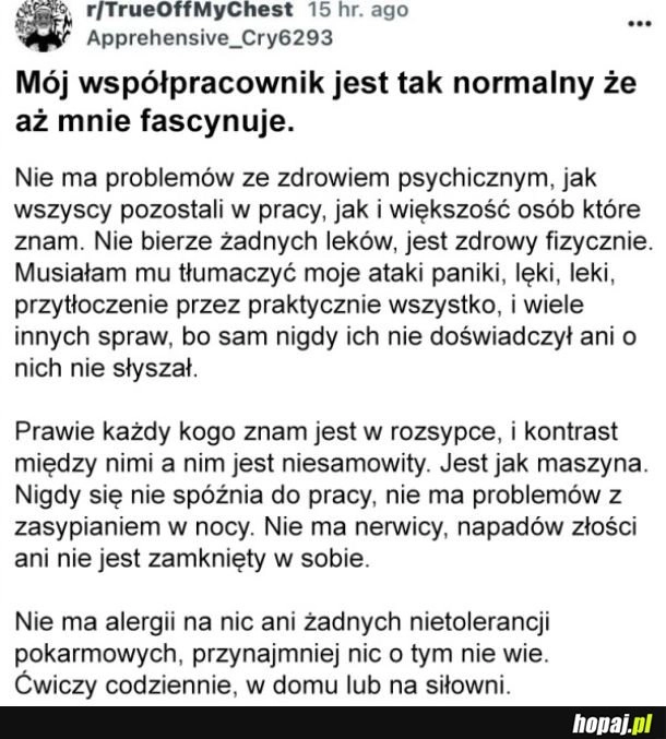 
    Czasy, w których normalność jest dziwna