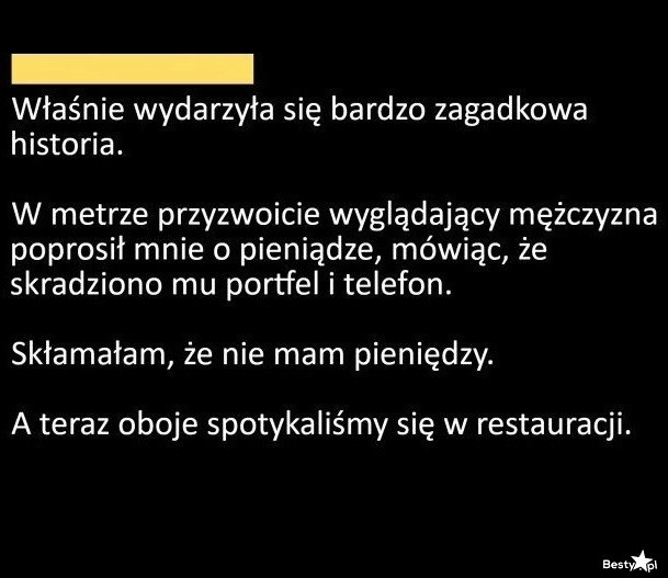 
    Zagadkowa historia 