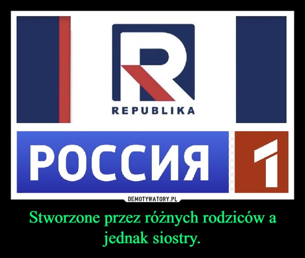 
    Stworzone przez różnych rodziców a jednak siostry.