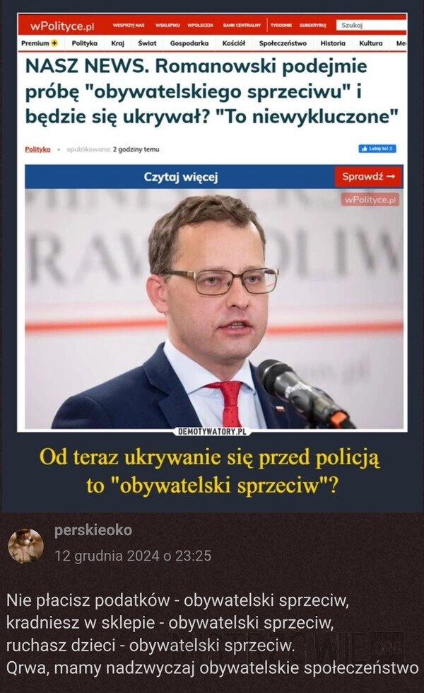 
    Obywatelski sprzeciw