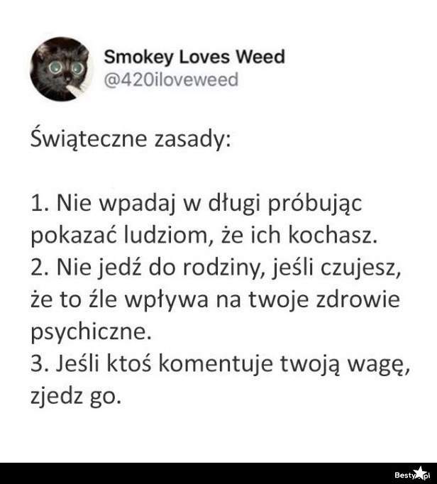 
    Kilka świątecznych zasad 