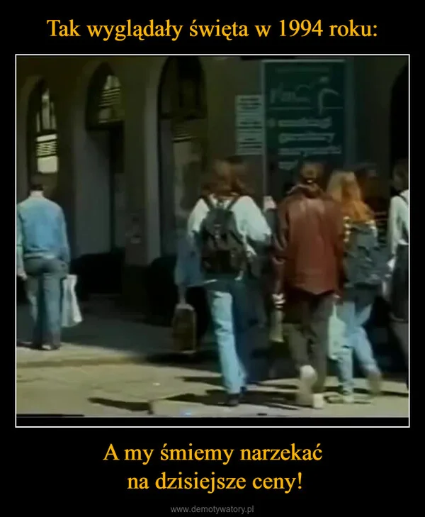 
    Tak wyglądały święta w 1994 roku: A my śmiemy narzekać na dzisiejsze ceny!