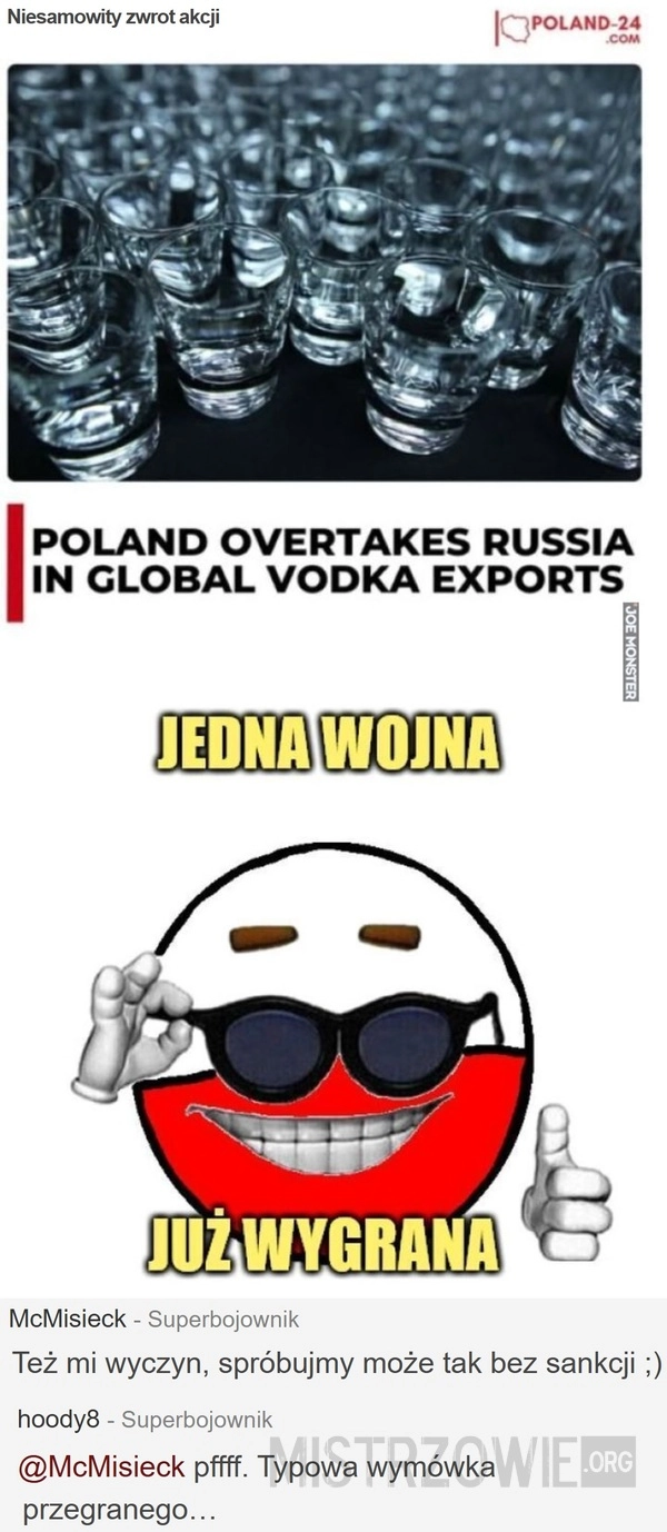 
    Niesamowity zwrot akcji