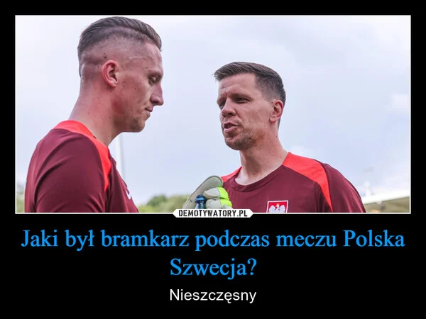 Jaki był bramkarz podczas meczu Polska Szwecja?