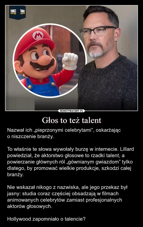 Głos to też talent