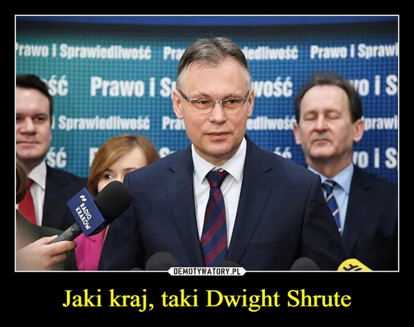 
    Jaki kraj, taki Dwight Shrute