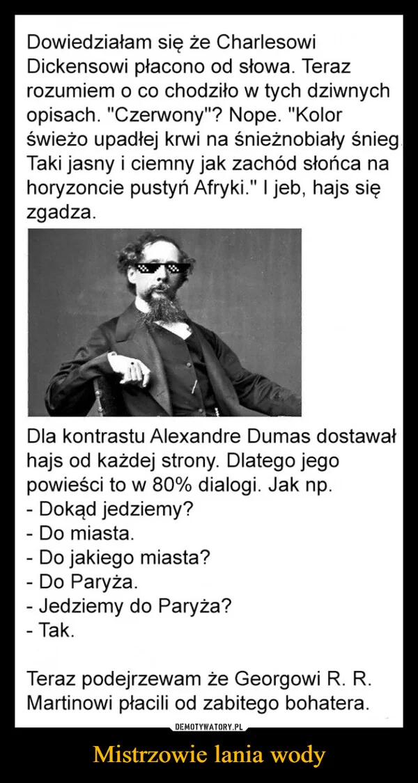 
    Mistrzowie lania wody