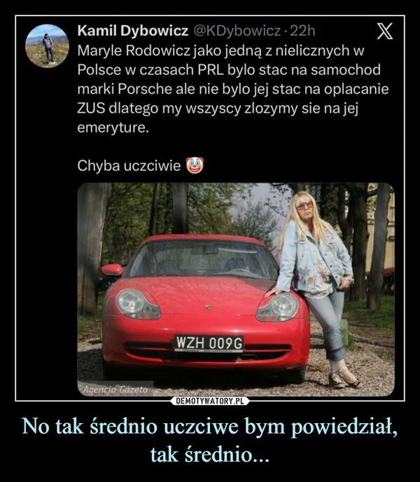 
    No tak średnio uczciwe bym powiedział, tak średnio...