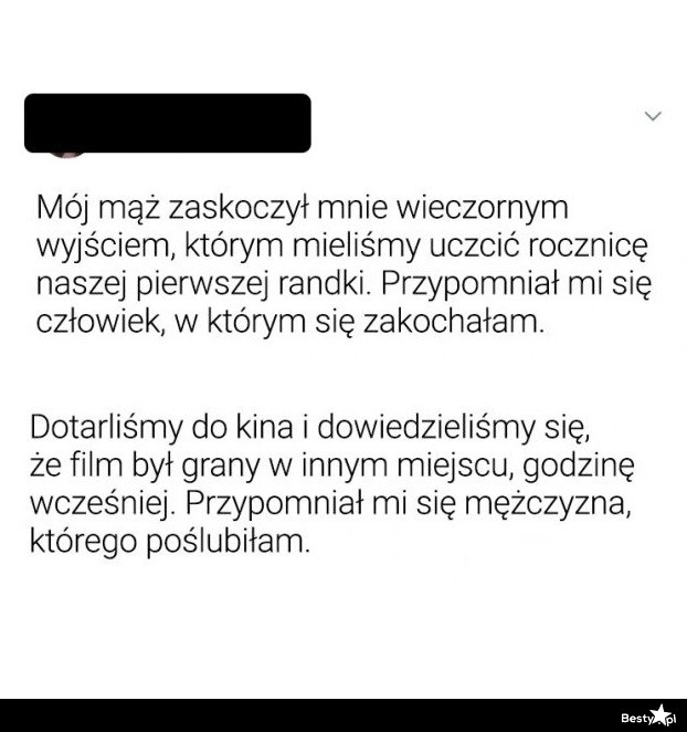 
    Mąż i organizacja rocznicy 