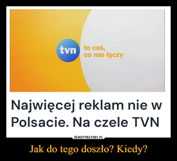 
    Jak do tego doszło? Kiedy?