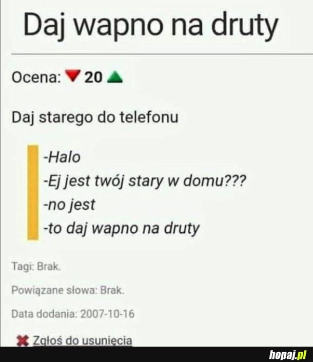 
    Tego nie znałem