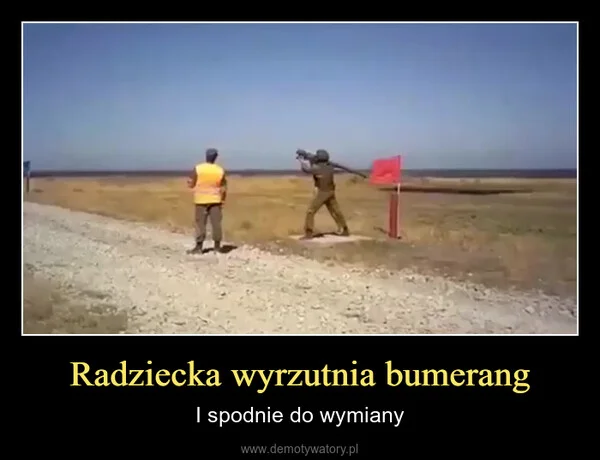 
    Radziecka wyrzutnia bumerang