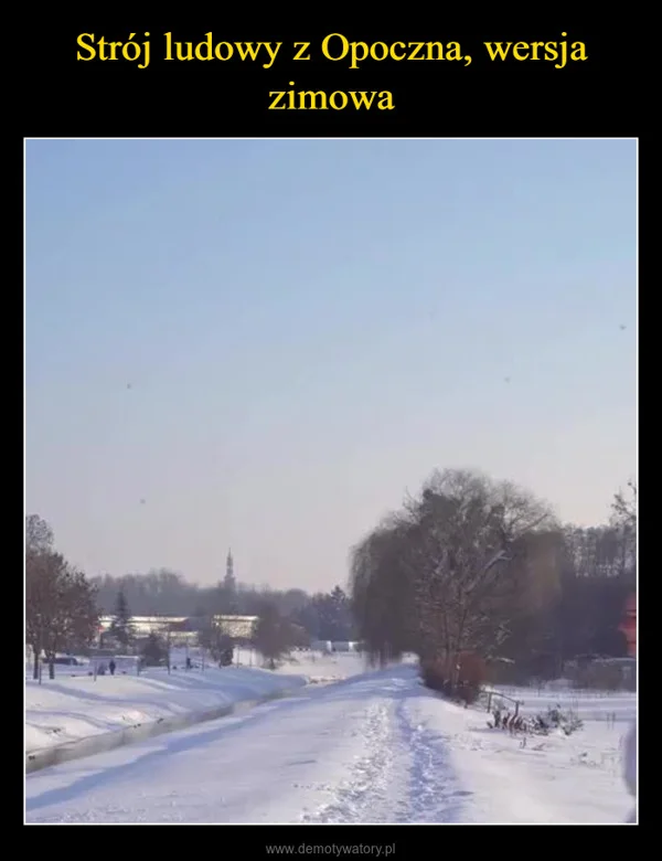 
    Strój ludowy z Opoczna, wersja zimowa