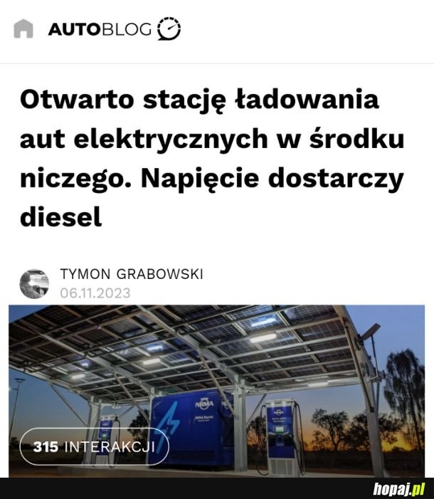 
    Nowoczesna ekologia xD 