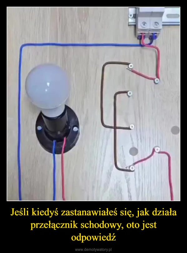 
    Jeśli kiedyś zastanawiałeś się, jak działa przełącznik schodowy, oto jest odpowiedź