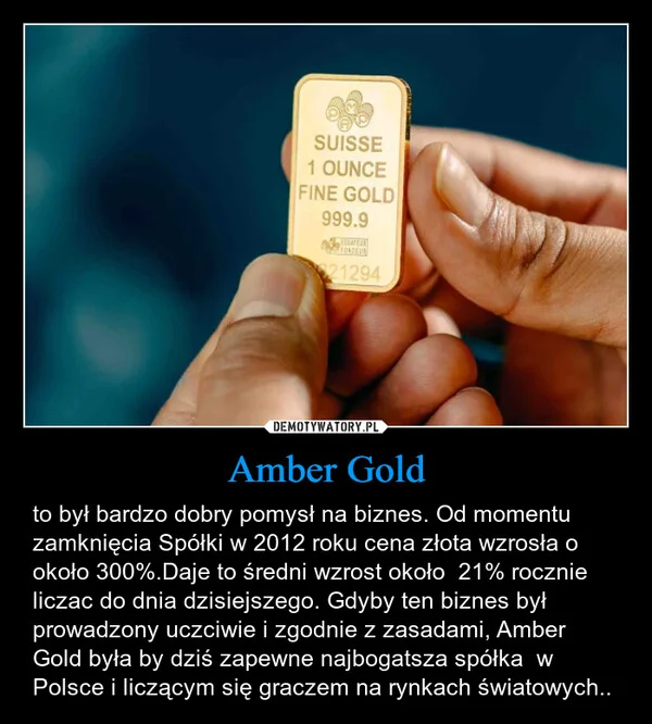 
    Amber Gold