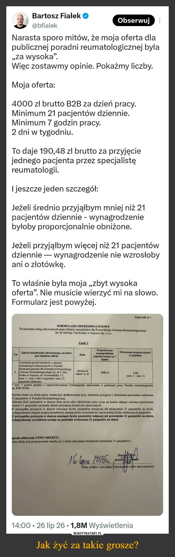 
    Jak żyć za takie grosze?
