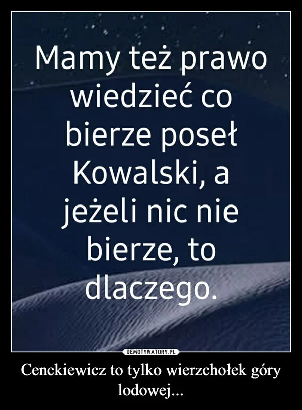 
    Cenckiewicz to tylko wierzchołek góry lodowej...