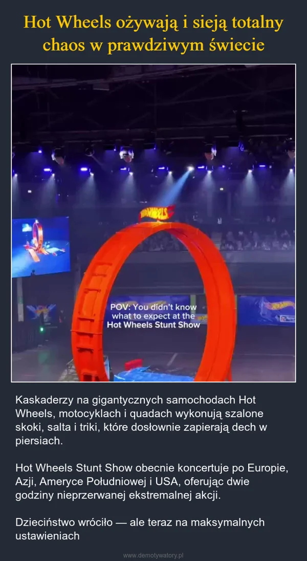 
    Hot Wheels ożywają i sieją totalny chaos w prawdziwym świecie