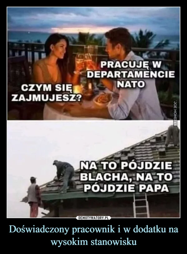 
    Doświadczony pracownik i w dodatku na wysokim stanowisku