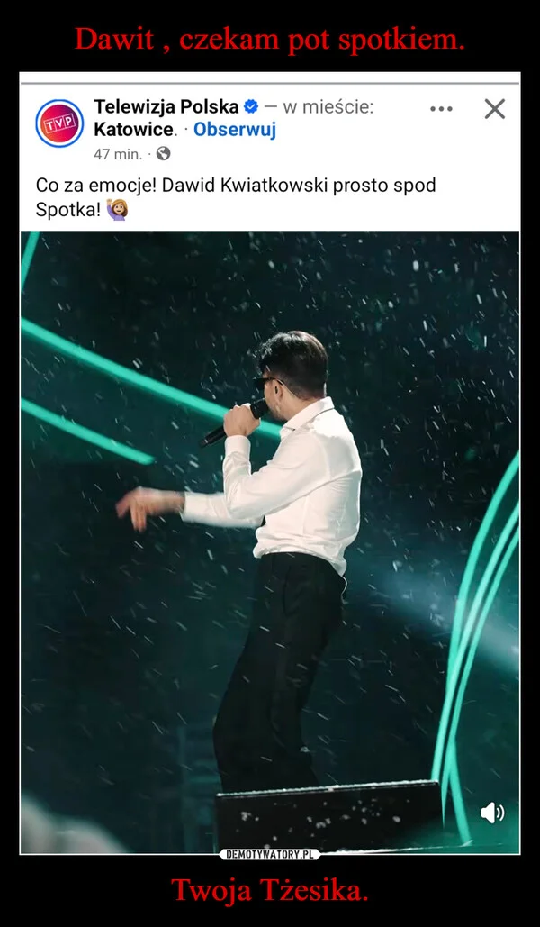 
    Dawit , czekam pot spotkiem. Twoja Tżesika.