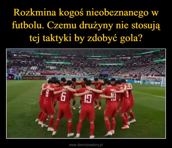 
    Rozkmina kogoś nieobeznanego w futbolu. Czemu drużyny nie stosują tej taktyki by zdobyć gola?