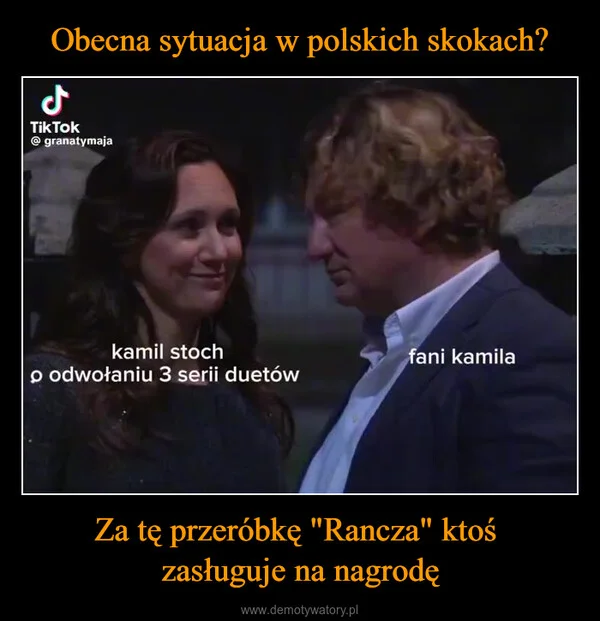 
    Obecna sytuacja w polskich skokach? Za tę przeróbkę 