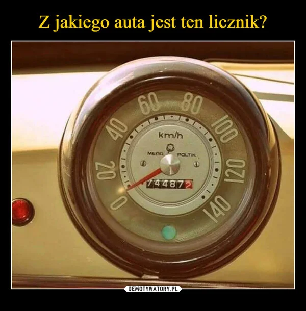 
    Z jakiego auta jest ten licznik?