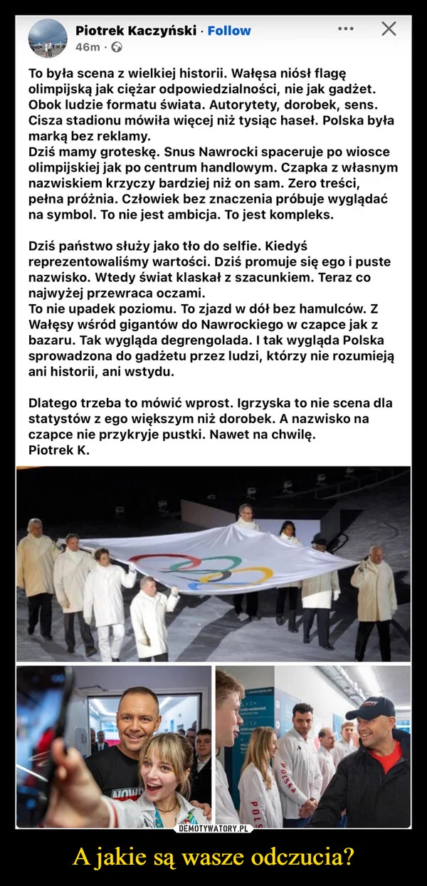 
    A jakie są wasze odczucia?