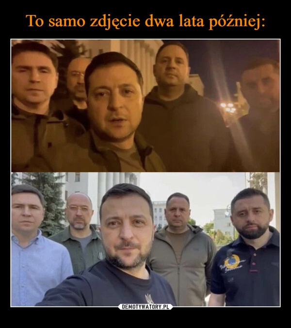 
    To samo zdjęcie dwa lata później: