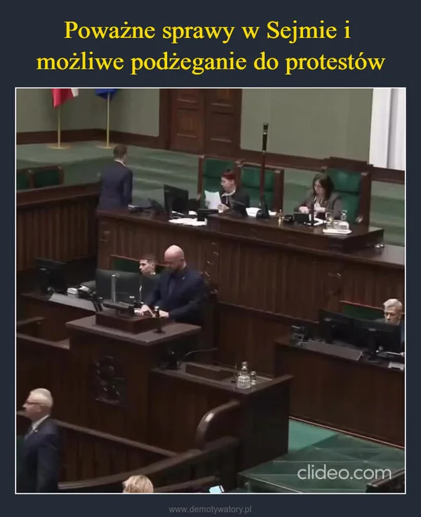 
    Poważne sprawy w Sejmie i możliwe podżeganie do protestów