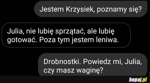 
    Ważne pytanie