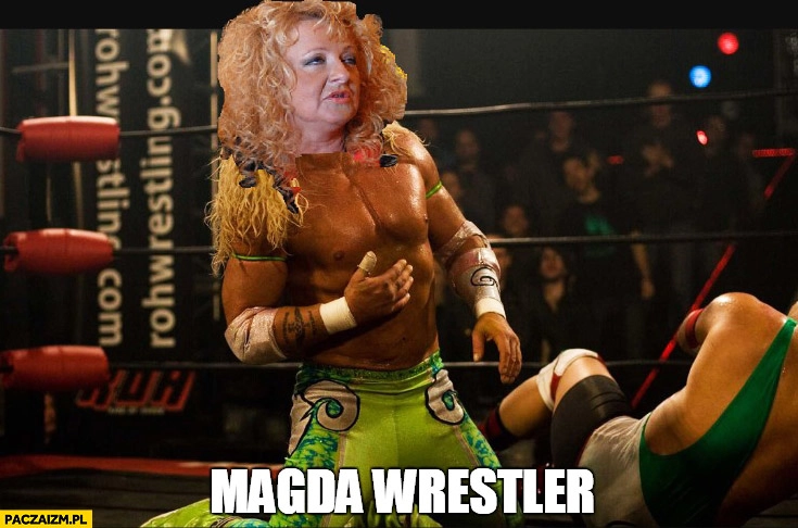 
    Magda wrestler Magda Gessler