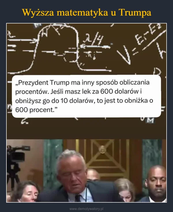 
    Wyższa matematyka u Trumpa