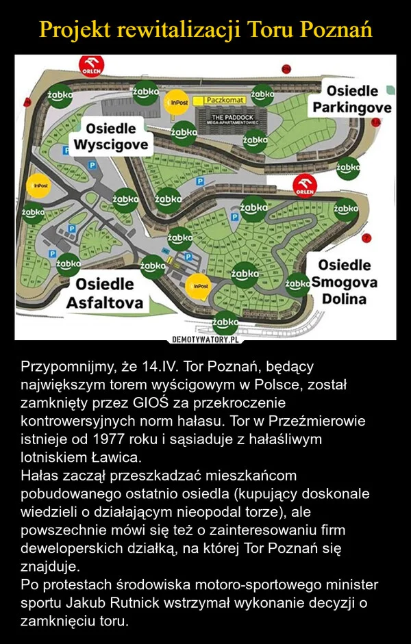 
    Projekt rewitalizacji Toru Poznań
