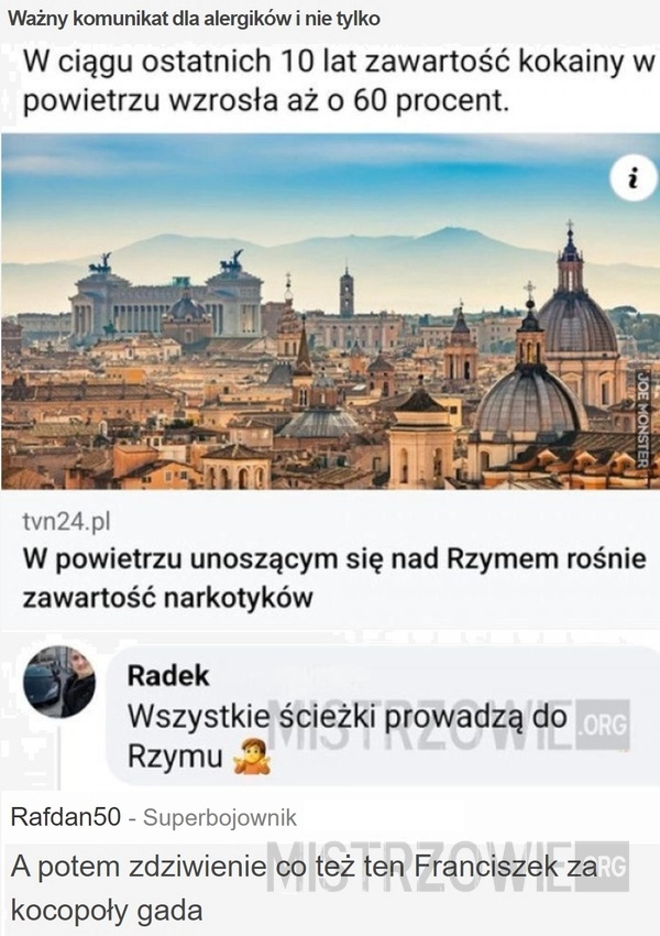 
    Ważny komunikat dla alergików i nie tylko