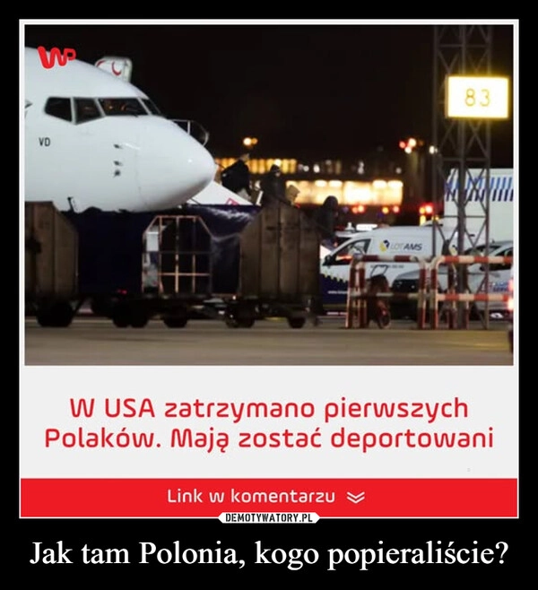 
    Jak tam Polonia, kogo popieraliście?