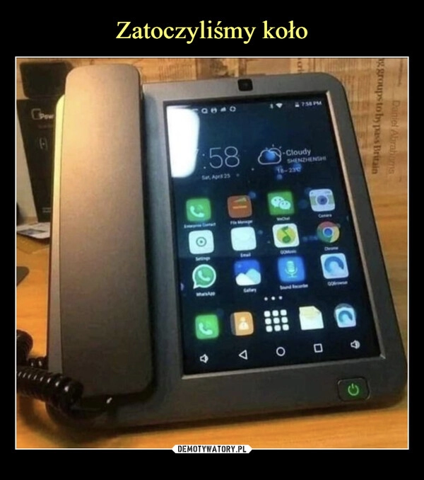 
    Zatoczyliśmy koło